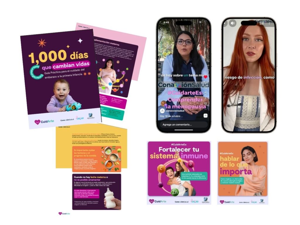 Materiales alfabetización en salud ConAcción Salud